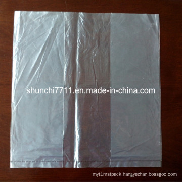 LDPE Transparent Plain Plastic Bag with Side Gusset